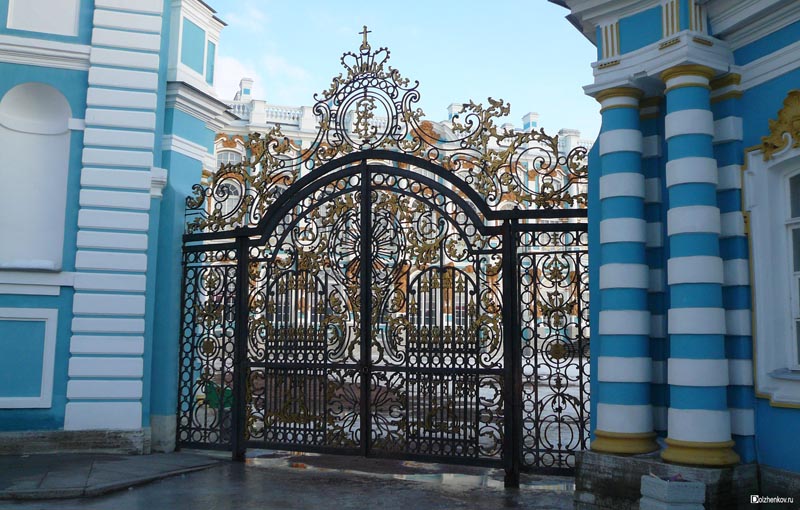 Пушкин. Ворота Екатерининского дворца