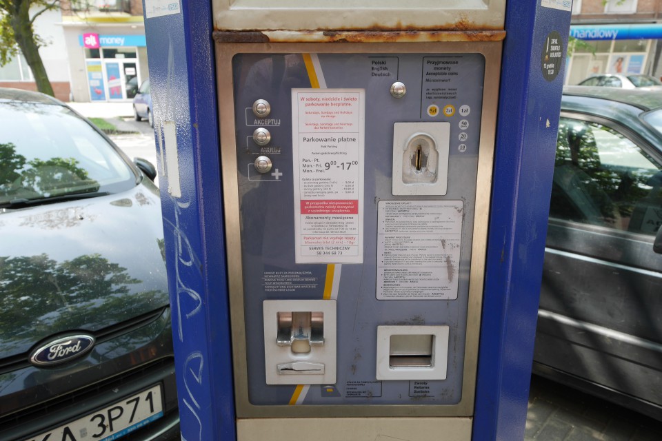 Парковочные автоматы в Гданьске