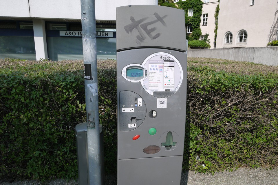 Парковочные автоматы в В Мюнхене