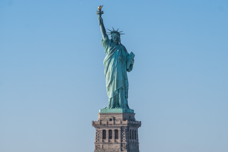 статуя Свободы в Нью-Йорке