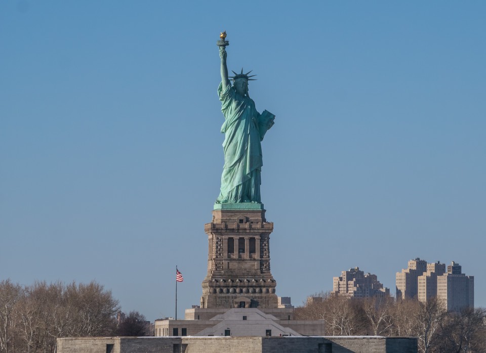 статуя Свободы в Нью-Йорке