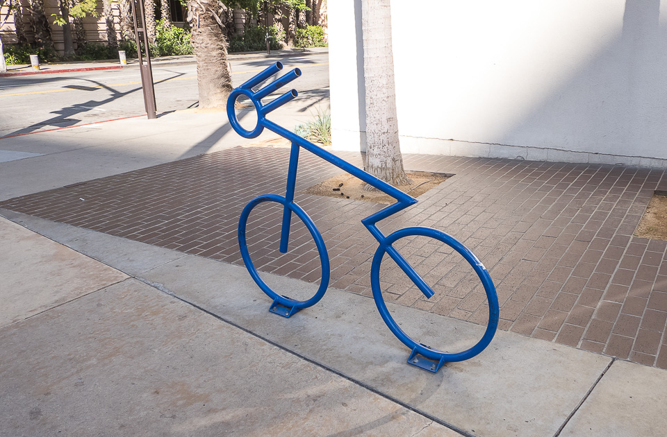 Велопарковка в Лос-Анжелесе