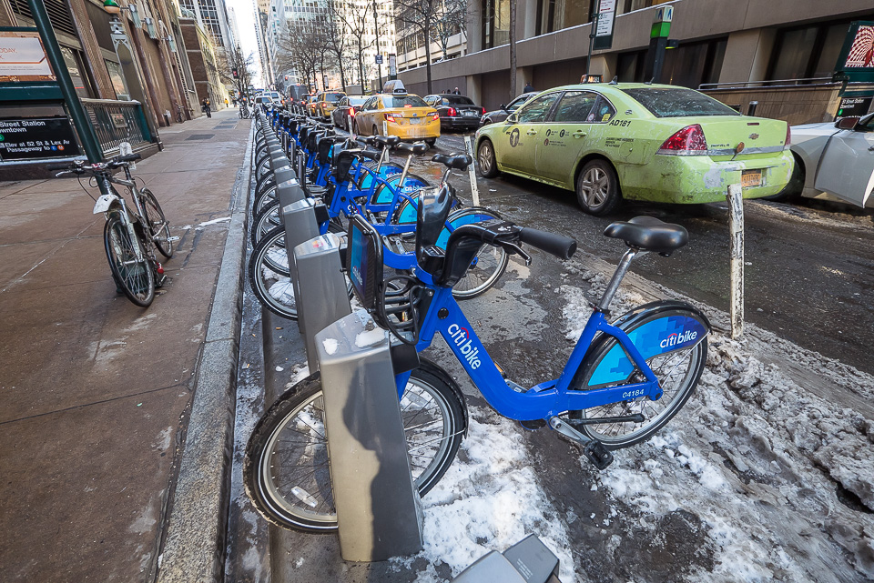 Городские велосипеды в Нью-Йорке