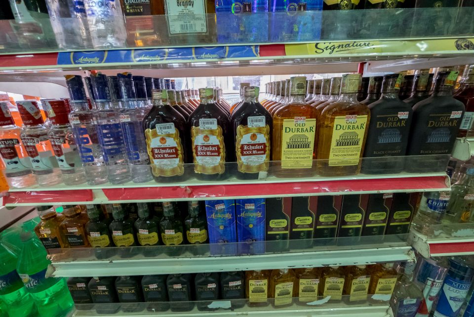 Цены на алкоголь в Непале