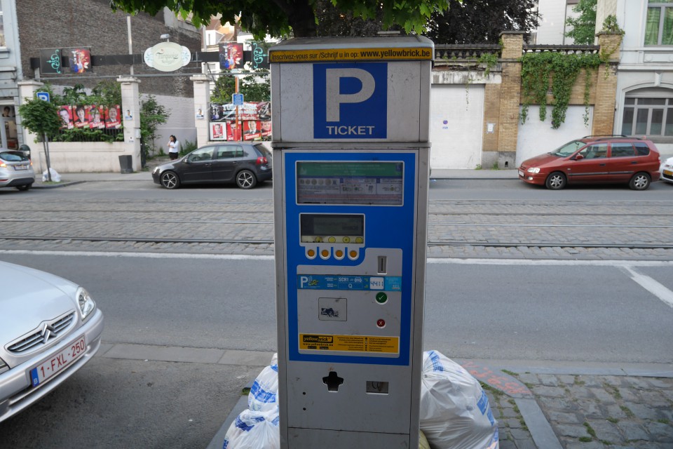Парковочные автоматы в Брюсселе