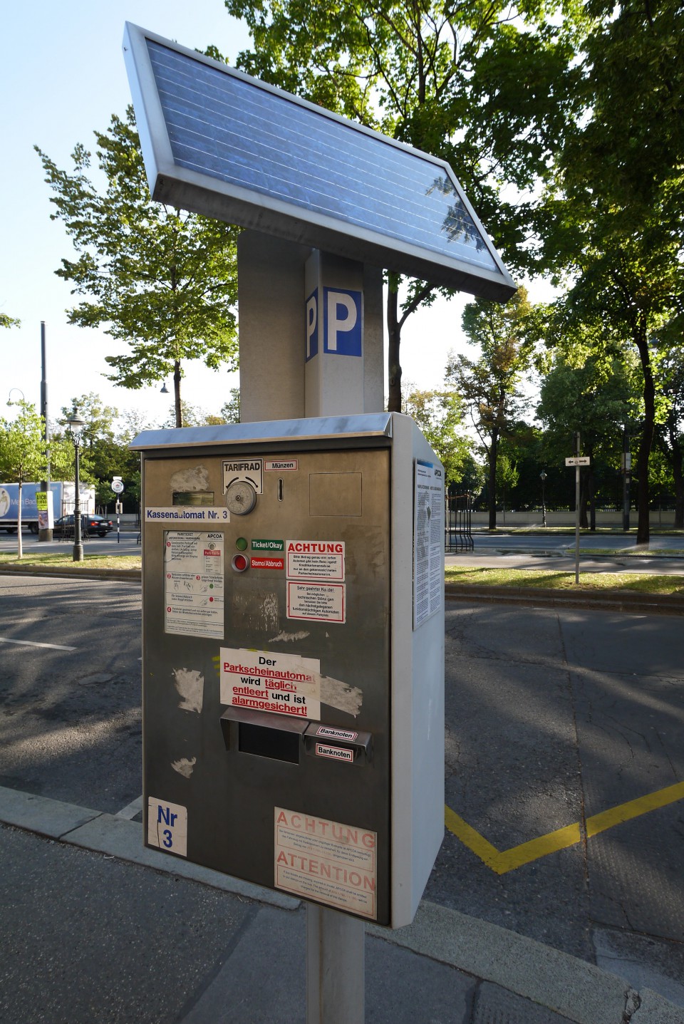 Парковочные автоматы в Вене