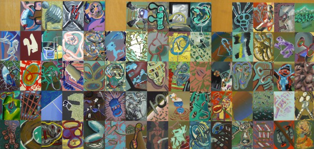 3 (5x5-1), 1981 (Luis Gordillo)