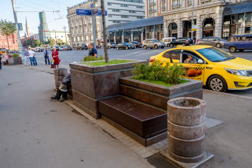 Лавочки в Москве
