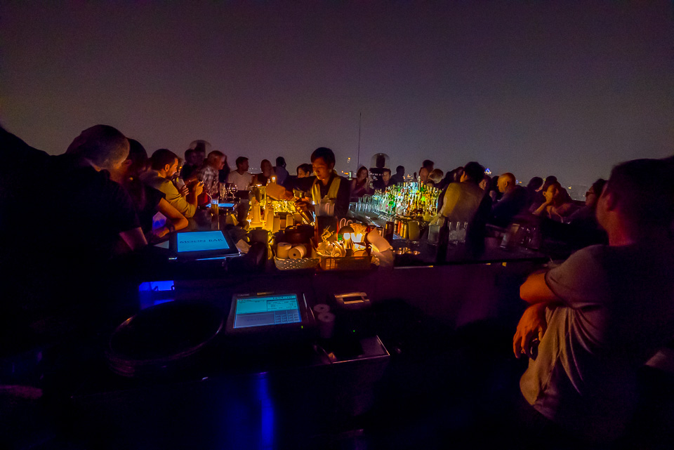 Moon Bar in Banyan Tree Hotel