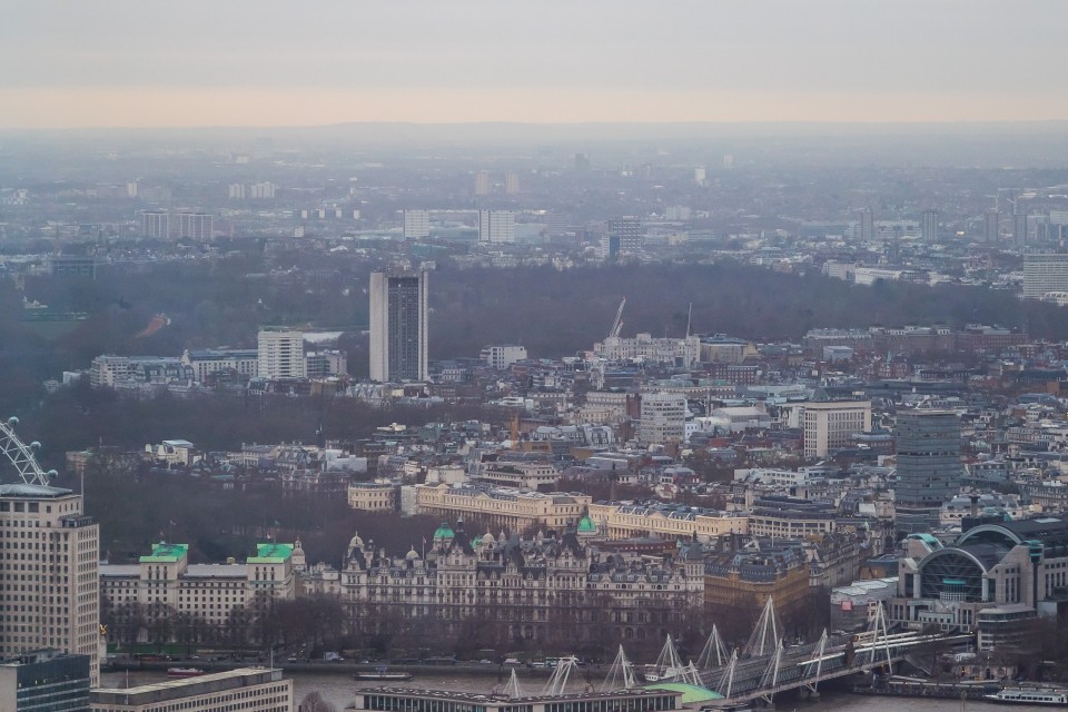 Смотровая площадка небоскреба Shard в Лондоне