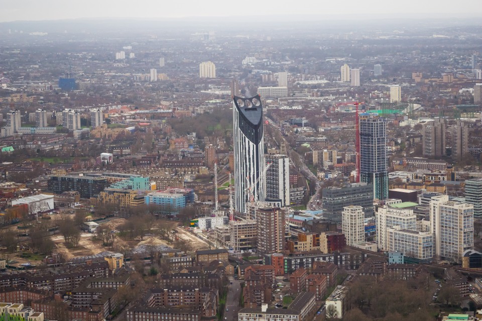Смотровая площадка небоскреба Shard в Лондоне