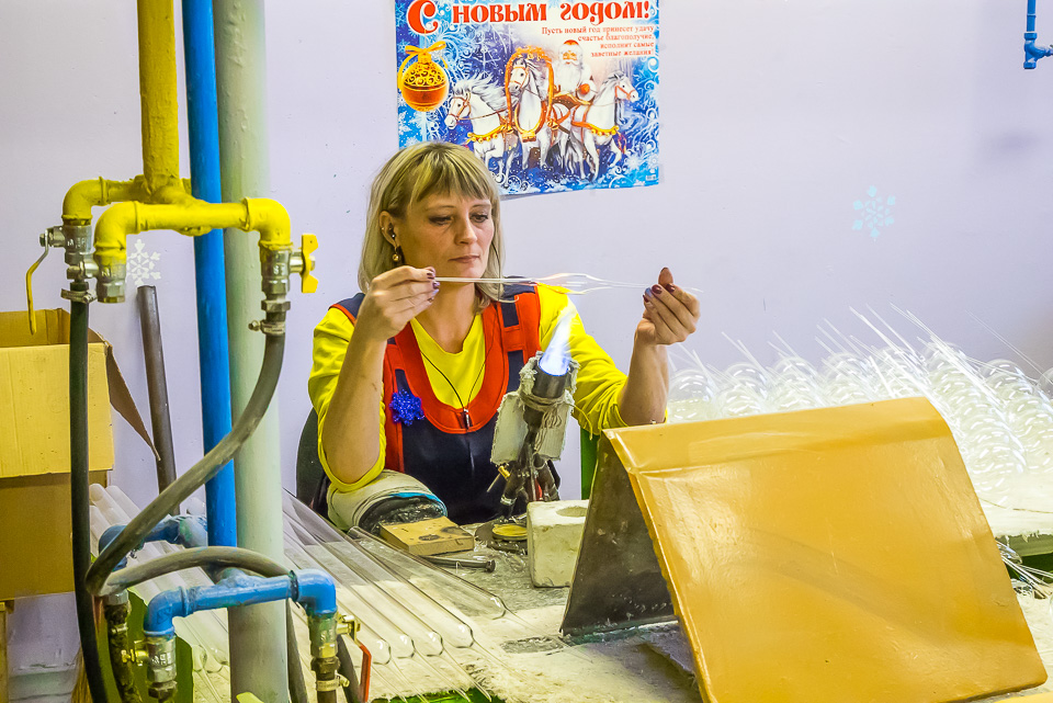 Новогодние игрушки в городе Карачев